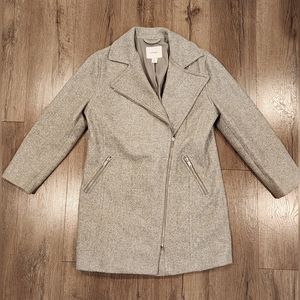 Old Navy Gray Wool Blend Coat S